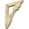 Ekena Millwork Olympic Slat Rough Sawn Bracket, Douglas Fir, 4"W x 32"D x 36"H BKT04X32X36OLY06RDF - alternate 1